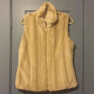 Kristen Blake faux fur reversible vest